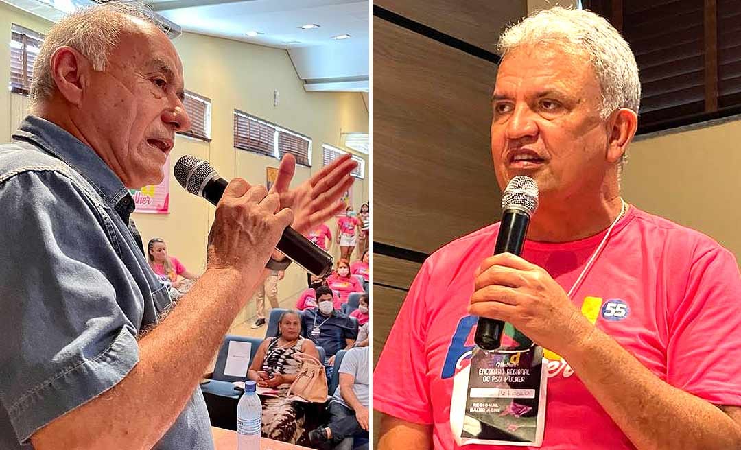 Petecão, lulista “desde criancinha”, e Bocalom, bolsonarista: senador e prefeito miram o Senado e devem romper aliança de vez