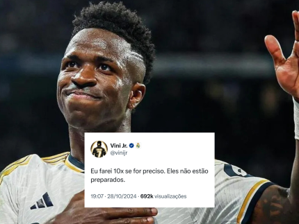 vini-jr.-reage-ao-segundo-lugar-na-bola-de-ouro:-“eles-nao-estao-preparados”