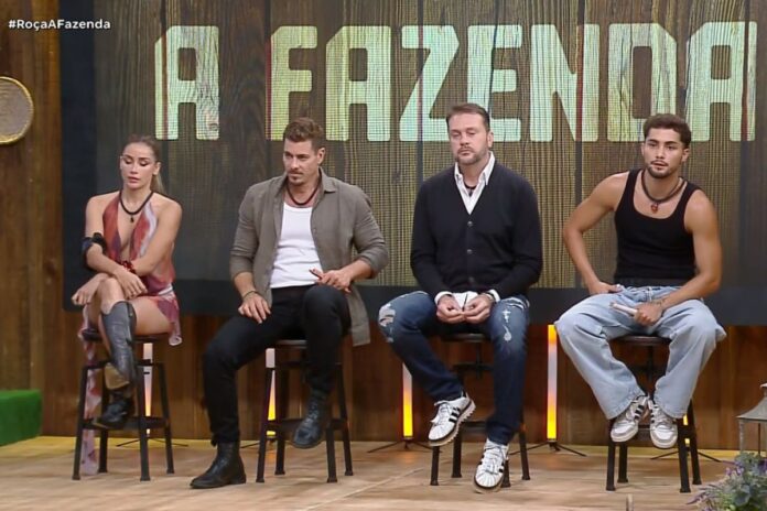 a-fazenda-16:-albert-esta-na-roca;-sacha,-babi-e-gui-disputam-prova-do-fazendeiro