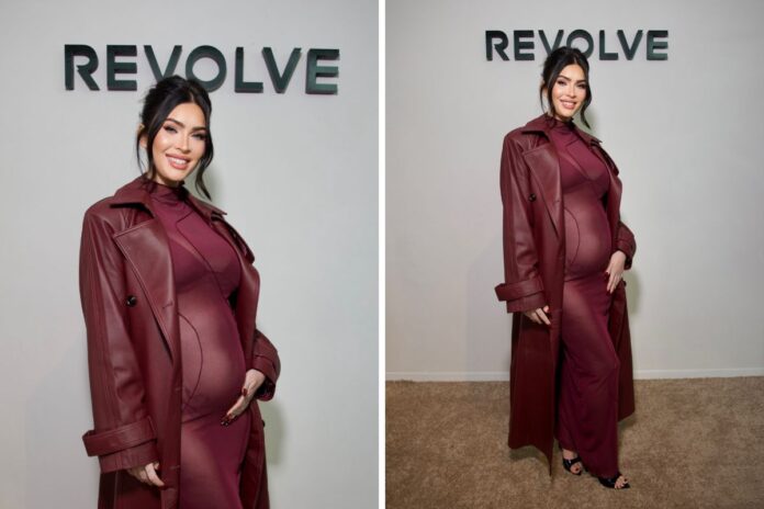 gravida,-megan-fox-deixa-barriga-a-mostra-em-evento