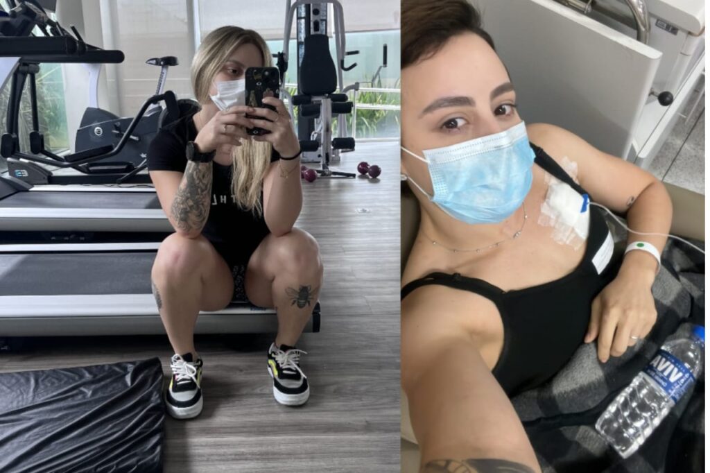 “foi-um-choque”,-diz-crossfiteira-de-28-anos-que-teve-cancer de mama