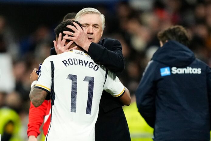 ancelotti-enaltece-rodrygo-e-detona-penalti-nao-marcado-em-vini-jr.