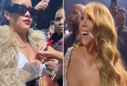 rihanna-rouba-a-cena-em-show-de-mariah-carey-e-ganha-autografo-no-peito