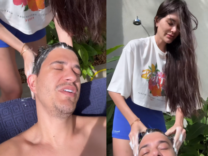 vida-de-marido!-hugo-mostra-cuidados-da-esposa-apos-ser-“proibido”-de-ir-na-barbearia