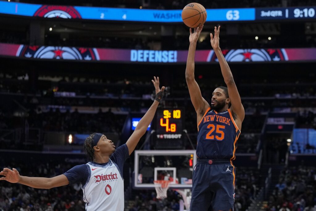 knicks-dominam-wizards-fora-de-casa-e-fecham-2024-com-vitoria