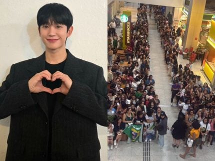 astro-de-doramas,-jung-hae-in,-causa-alvoroco-ao-desembarcar-no-brasil-para-show-em-sp