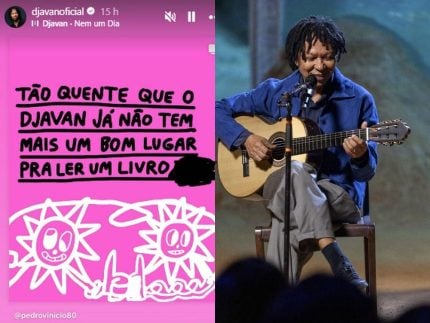 sem-“dia-frio”,-djavan-brinca-com-a-onda-de-calor-e-diz-que-nao-tem-“bom-lugar-para-ler-um-livro”