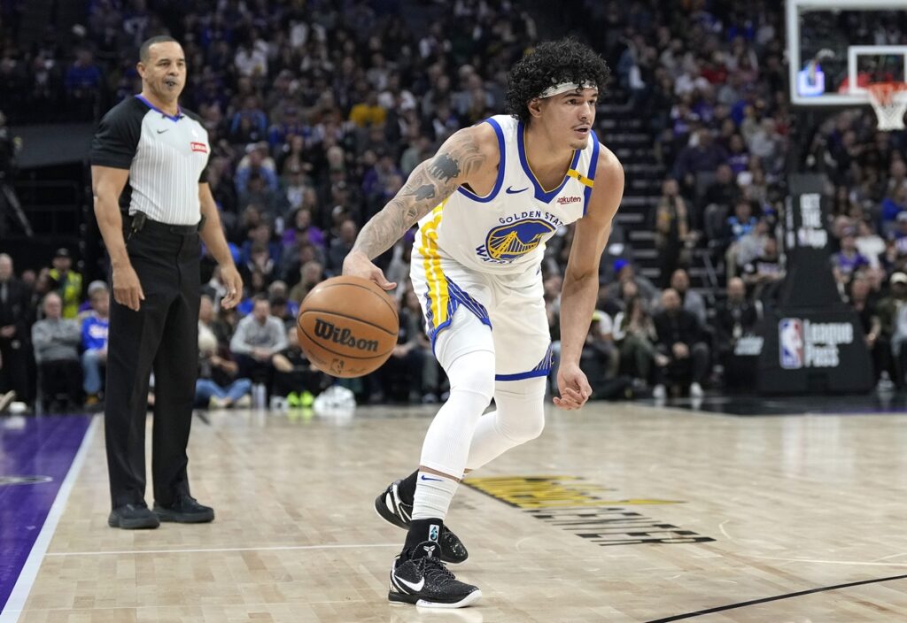 gui-santos-brilha,-bate-recorde-e-warriors-derrotam-o-chicago-bulls