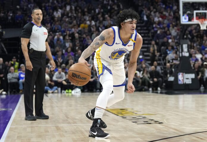 gui-santos-brilha,-bate-recorde-e-warriors-derrotam-o-chicago-bulls