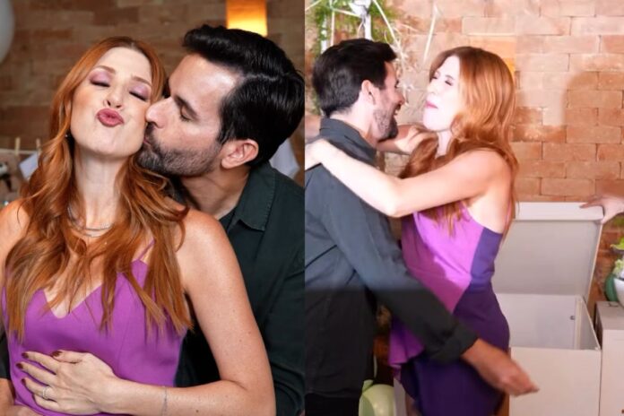 dani-calabresa-descobre-sexo-do-bebe-em-cha-de-revelacao