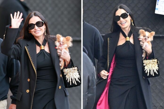 mascote-de-demi-moore-rouba-a-cena-em-flagra