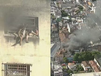 incendio-atinge-fabrica-de-fantasias-de-carnaval-no-rio;-pessoas-estao-penduradas-em-janelas