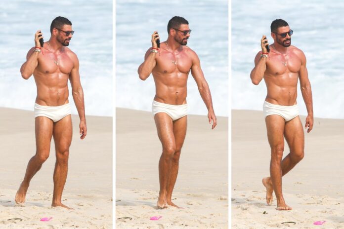 caua-reymond-arranca-suspiros-em-gravacao-de-novela-na-praia