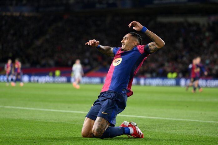 raphinha-faz-novo-gol-e-assume-artilharia-da-champions-league.-assista