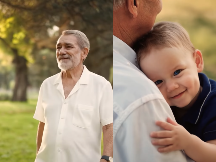 virginia-posta-video-de-ia-do-pai-conhecendo-seus-filhos-e-se-emociona:-“eterna-saudade”