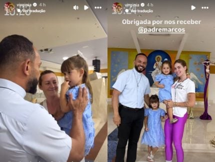 em-visita-a-igreja,-virginia-fonseca-revela-desejo-de-maria-alice-em-ser-coroinha