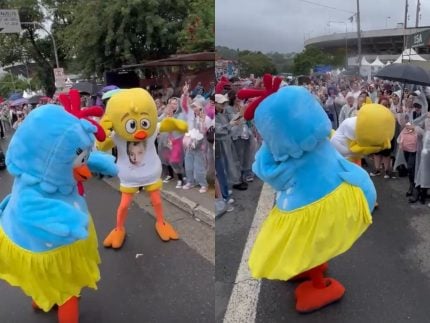 galinha-pintadinha-rouba-cena-na-fila-de-show-com-“sosia”-de-idol-do-stray-kids