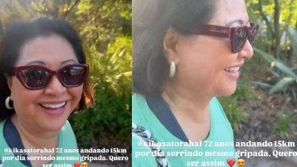 aos-72-anos,-mae-de-sabrina-sato-impressiona-seguidores-com-caminhada-de-15-km