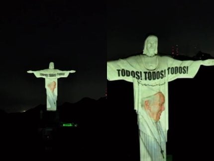 cristo-redentor-recebe-projecao-emocionante-em-despedida-ao-papa-francisco