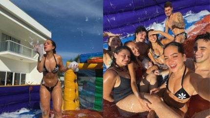 aniversario-de-mel-maia-tem-futebol-de-sabao-e-clima-de-verao