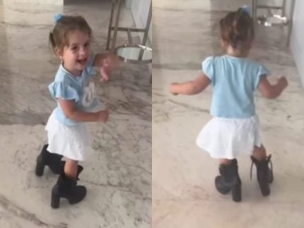 maria-flor,-filha-de-virginia,-surge-andando-de-salto-e-diz-que-vai-trabalhar