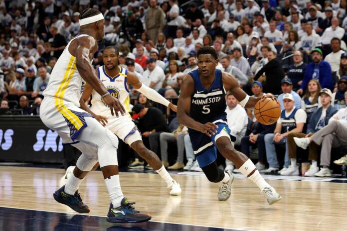 nba:-timberwolves-nao-dao-chances,-batem-warriors-e-empatam-serie