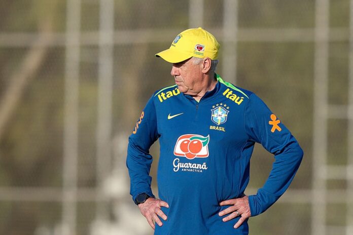 antes-de-estreia,-carlo-ancelotti-elogia-estrutura-da-cbf-e-estevao
