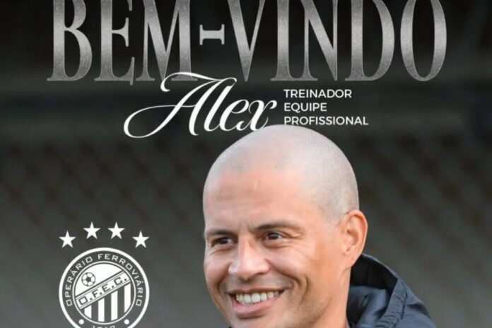 ex-palmeiras,-alex-e-o-novo-treinador-do-operario-pr.-veja-o-anuncio