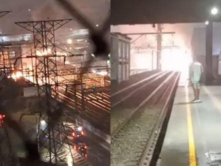 incendio-atinge-supervia-e-paralisa-trens-na-zona-norte-do-rio-de-janeiro