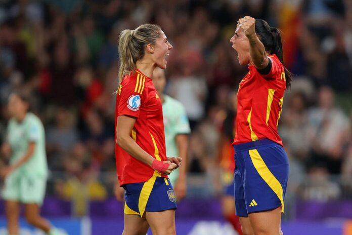 eurocopa-feminina:-espanha-goleia-portugal-e-italia-vence-belgica