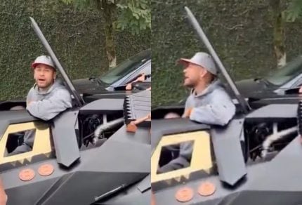neymar-testa-novo-automovel,-replica-do-batmovel,-que-custou-mais-de-r$-8-mi