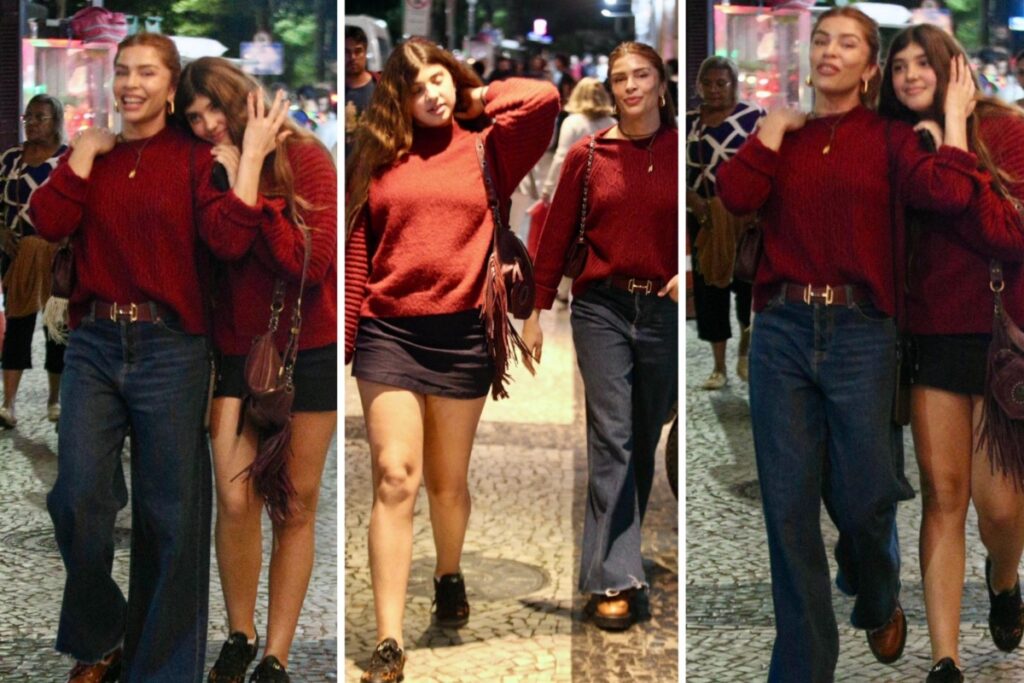 grazi-massafera-e-a-filha-combinam-look-e-vao-ao-teatro