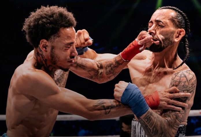 imagens-fortes:-lutador-tem-orelhada-rasgada-em-luta-boxe-sem-luvas