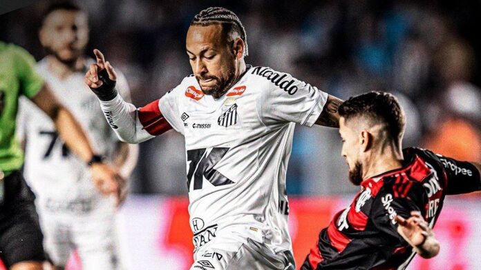 apos-brilhar-contra-flamengo,-neymar-diz-que-ainda-nao-esta-100%-fisicamente