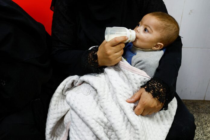escassez-de-alimentos-em-gaza-ameaca-saude-de-bebes-e-criancas,-diz-onu