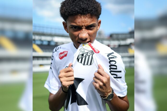 santos-renova-contrato-de-robinho-jr.,-filho-de-ex-atacante,-ate-2027