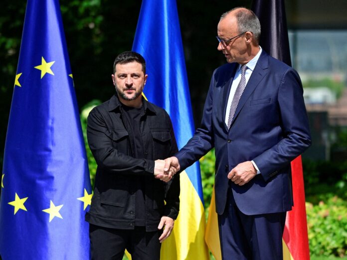 chanceler-alemao-participa-de-reuniao-com-trump-e-zelensky-na-casa-branca