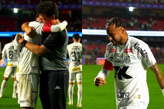 neymar-chora-no-ombro-de-diniz-apos-perder-de-6-x-0-para-vasco.-veja