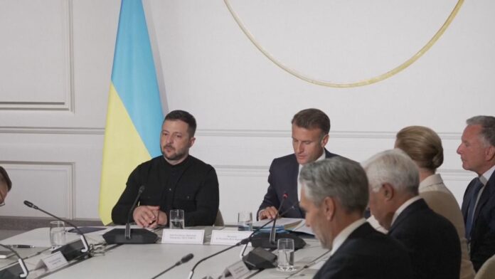 lideres-europeus-se-reunem-com-zelensky-para-discutir-garantias-a-ucrania