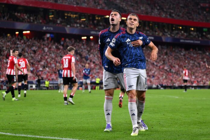 champions-league:-martinelli-brilha-e-arsenal-vence-fora-de-casa