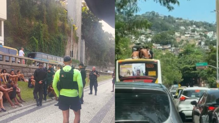 fim-de-semana-de-calor-no-rio-termina-com-tumulto-e-60-onibus-depredados
