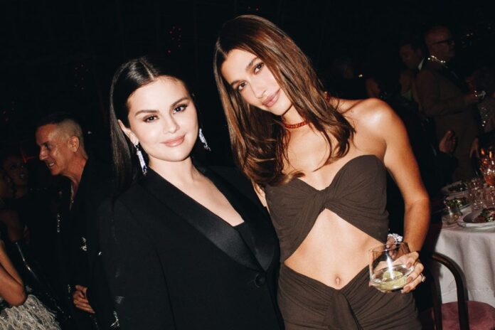 hailey-bieber-quebra-silencio-sobre-suposta-rixa-com-selena-gomez