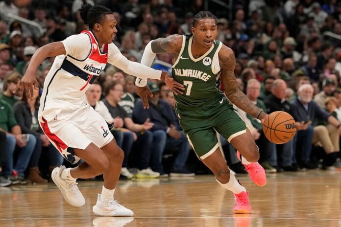 kevin-porter-jr.-desfalca-milwaukee-bucks-por-entorse-no-tornozelo