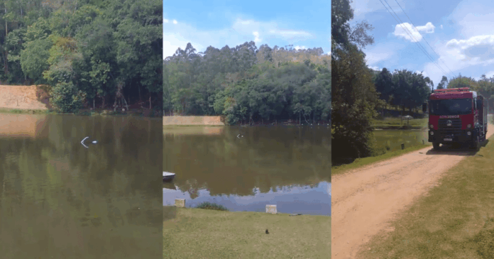 video:-helicoptero-cai-em-lago-e-deixa-feridos-no-interior-de-sao-paulo