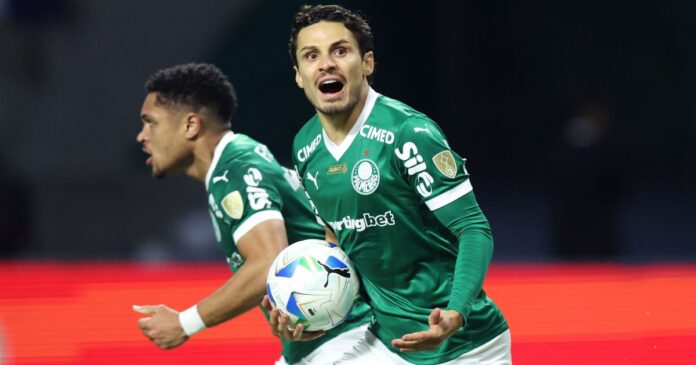 veja-o-gol-de-raphael-veiga,-o-terceiro-do-palmeiras-contra-a-ldu