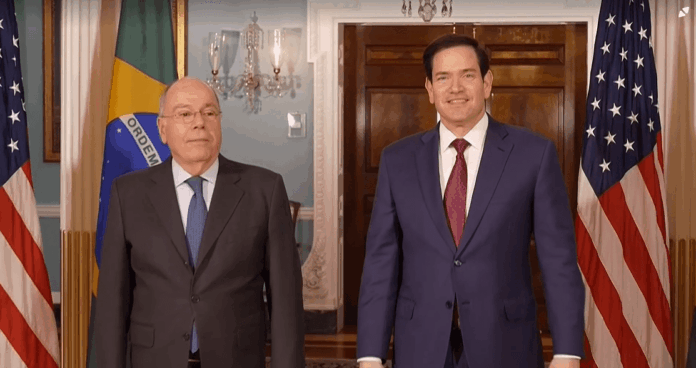 comeca-reuniao-entre-mauro-vieira-e-marco-rubio-sobre-tarifaco