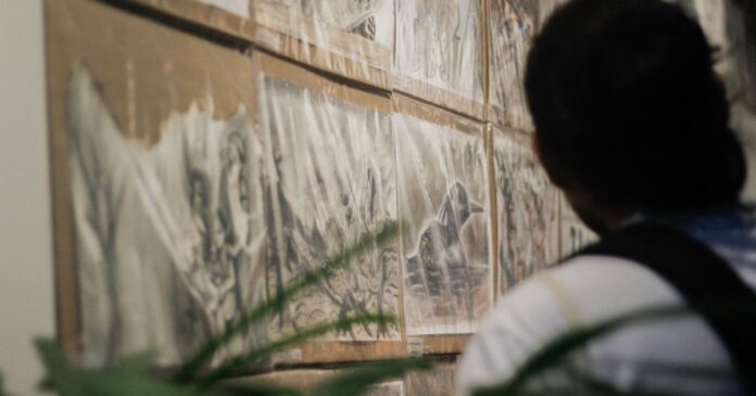 cop30:-arte-feita-de-cinzas-convoca-acao-pela-protecao-das-florestas