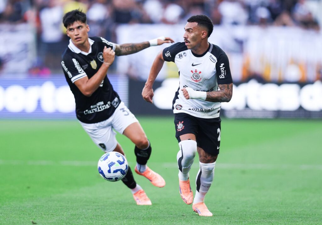 em-jogo-de-quatro-gols,-corinthians-e-botafogo-empatam-no-brasileirao