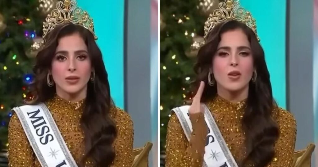 miss-universo-2025-abandona-entrevista-ao-ser-questionada-sobre-polemicas