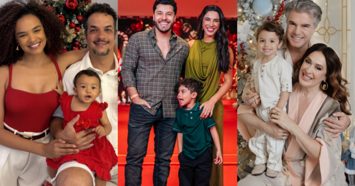 famosos-posam-com-a-familia-em-vespera-de-natal;-veja-fotos